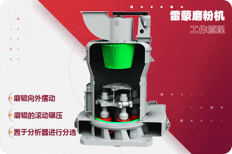 石膏雷蒙磨粉机工作原理 石膏雷蒙磨粉机工作原理