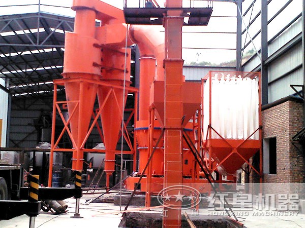 凹凸棒石磨粉工艺现场 凹凸棒石磨粉工艺现场