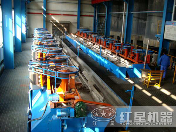 山西金矿浮选设备生产线现场:浮选机 山西金矿浮选设备生产线现场:浮选机