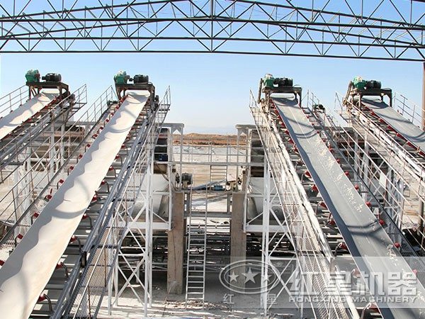 硅石制砂生产线现场图3 硅石制砂生产线现场图3