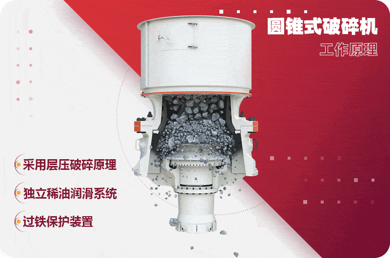 液压圆锥破碎机工作原理 液压圆锥破碎机工作原理