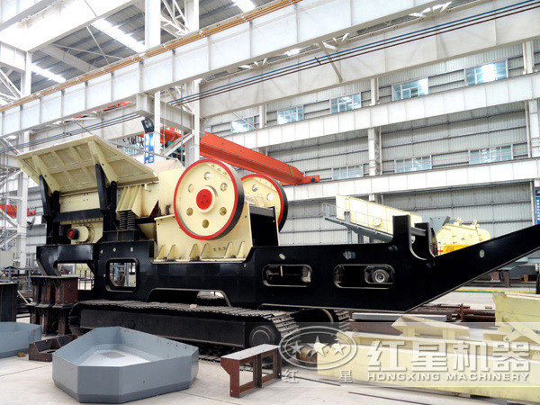 时产50吨混凝土块移动破碎站履带式 时产50吨混凝土块移动破碎站履带式