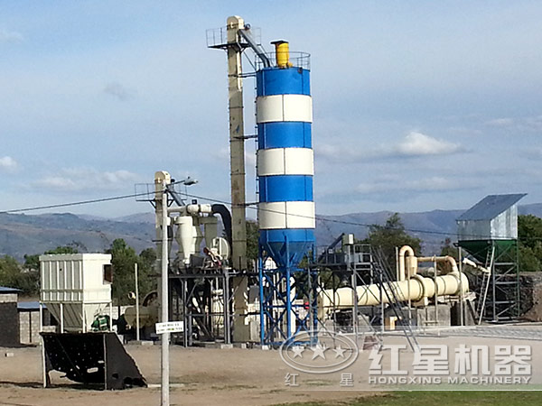 水渣烘干机作业现场 水渣烘干机作业现场