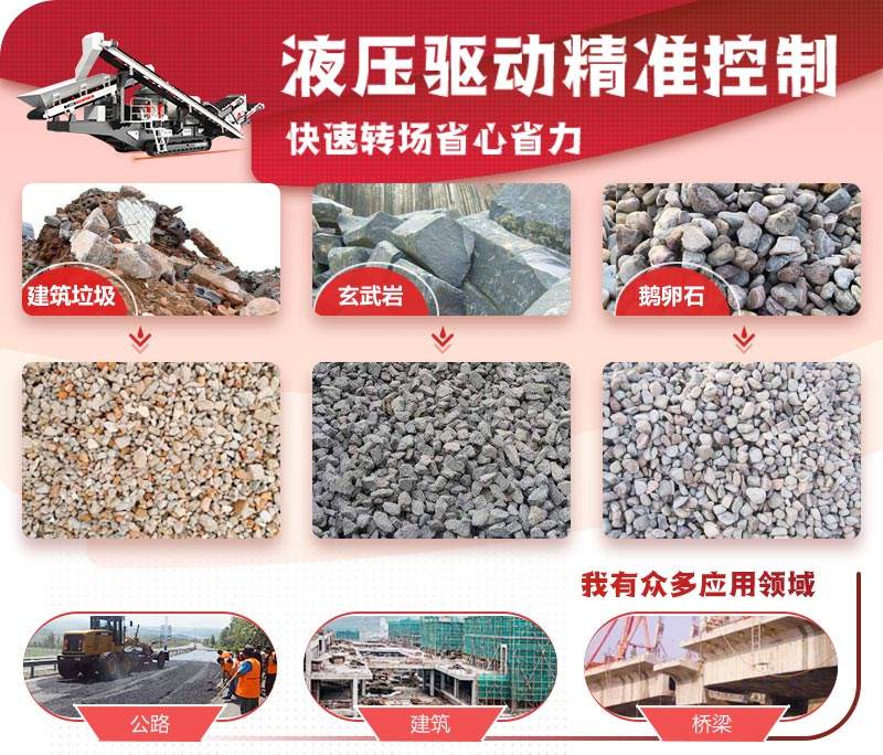 履带式移动破碎站应用领域 履带式移动破碎站应用领域