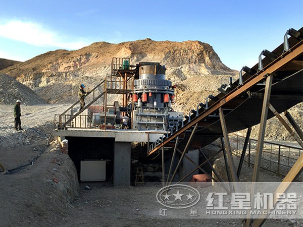 四川液压圆锥破碎机工作现场 四川液压圆锥破碎机工作现场