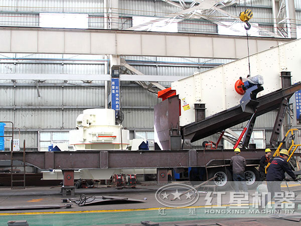 半挂车制砂机流动磕石机 半挂车制砂机流动磕石机