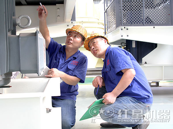 磨粉机厂家技术人员认真帮助调试、安装 磨粉机厂家技术人员认真帮助调试、安装