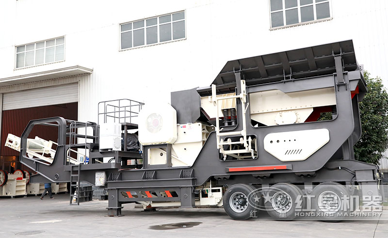 河南鹅卵石移动破碎站,车载行走 河南鹅卵石移动破碎站,车载行走