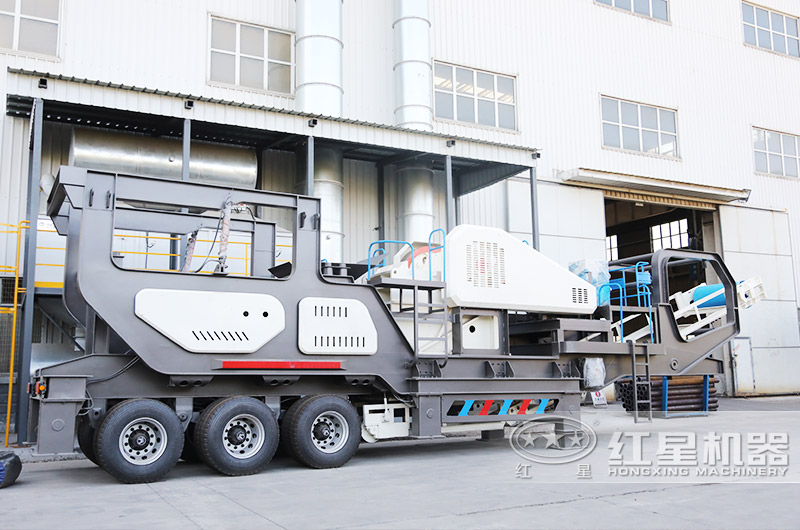 轮胎移动颚式破碎站 轮胎移动颚式破碎站