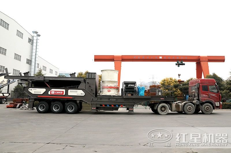 建筑垃圾一站式移动破碎机:移动圆锥破 建筑垃圾一站式移动破碎机:移动圆锥破