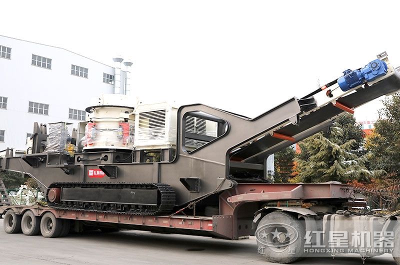 建筑垃圾履带圆锥破碎机 建筑垃圾履带圆锥破碎机