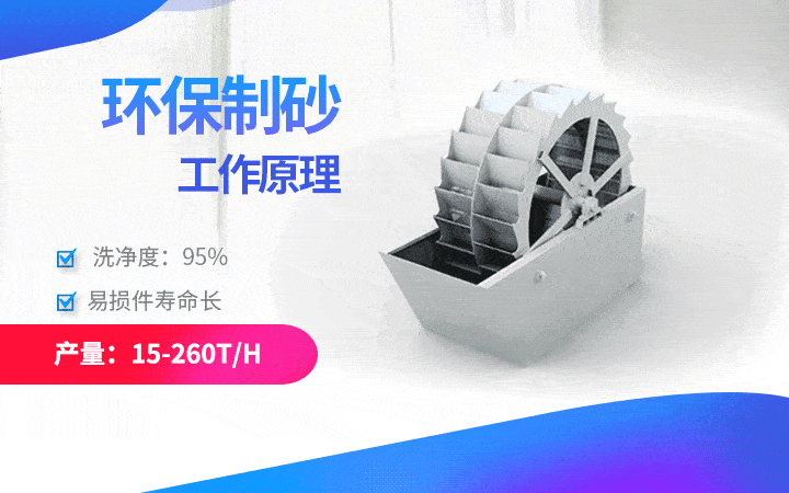 环保型洗砂机产量15-260t/h,易损件寿命长 环保型洗砂机产量15-260t/h,易损件寿命长