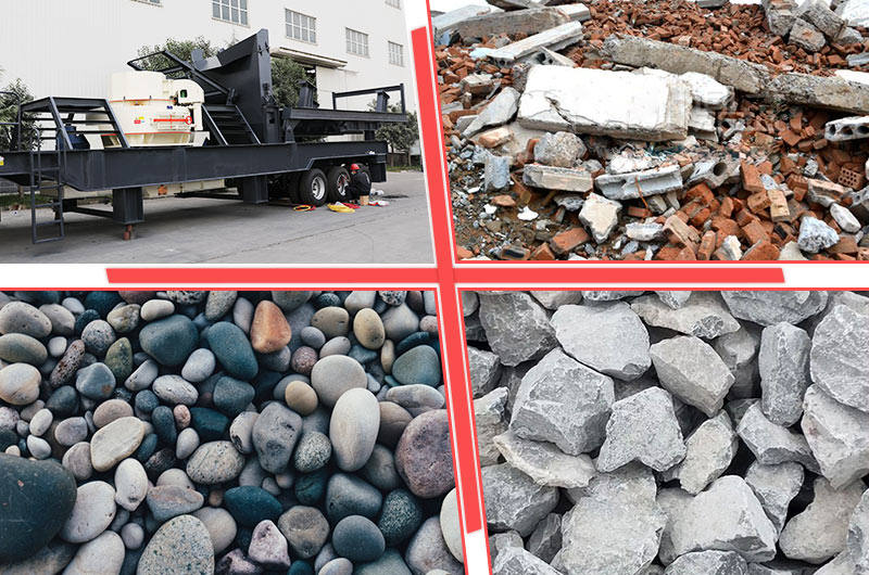 想要破碎哪一种物料,流动破碎打沙机都可以