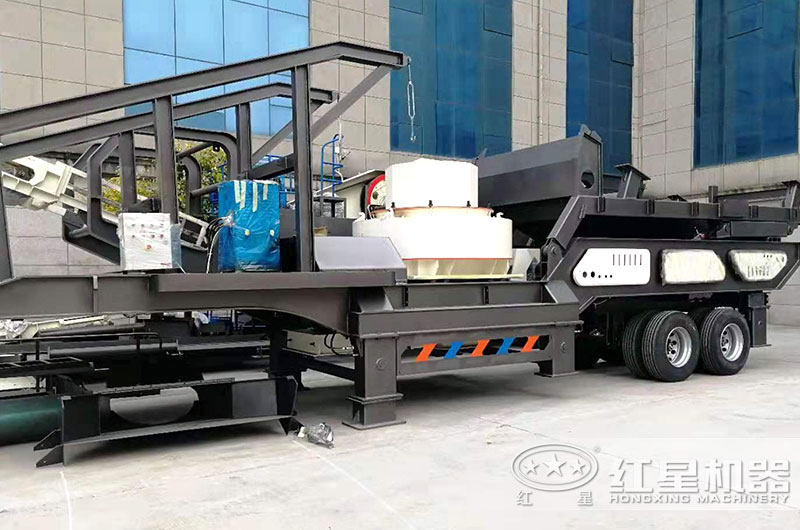 移动制砂破碎机实拍图 移动制砂破碎机实拍图