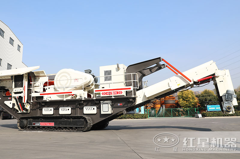 移动履带一体式破碎机设备实拍图 移动履带一体式破碎机设备实拍图