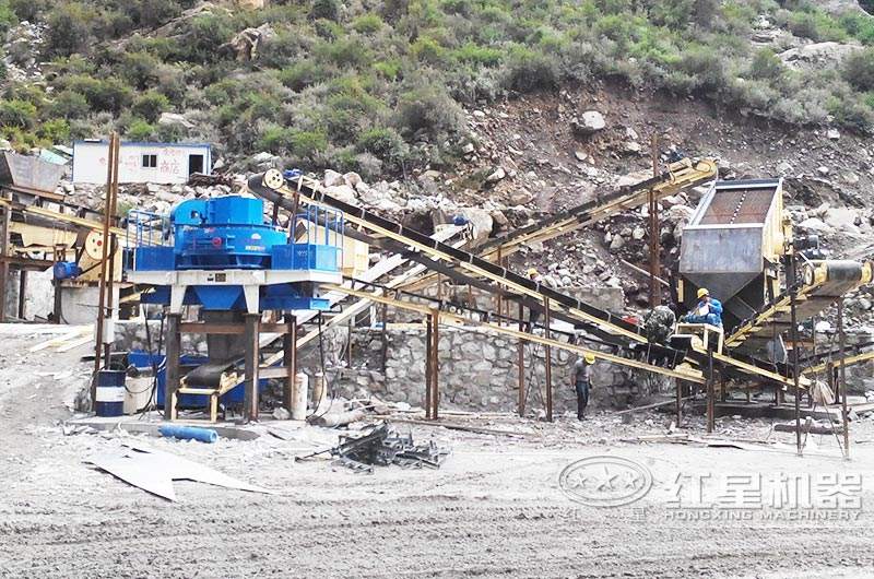 时产300吨加工石英砂生产线现场 时产300吨加工石英砂生产线现场