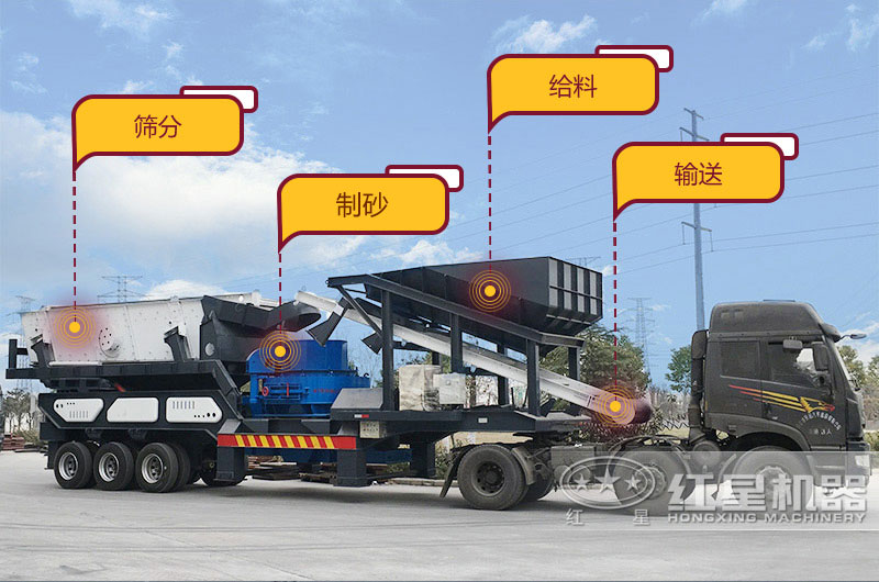 一体式小型移动制砂机 一体式小型移动制砂机