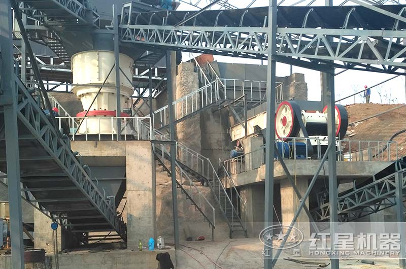 安徽客户石子破碎生产线 安徽客户石子破碎生产线