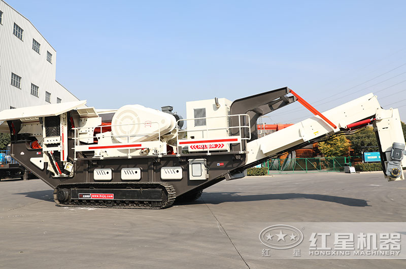 履带式碎石机配置颚破 履带式碎石机配置颚破