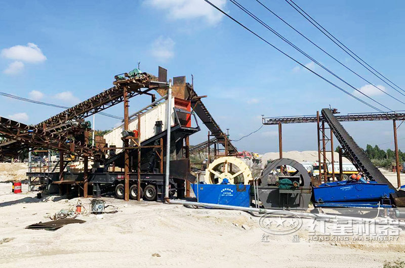 移动式石头制砂机 移动式石头制砂机