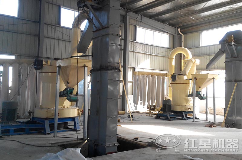 HGM德版超细磨粉机作业现场 HGM德版超细磨粉机作业现场