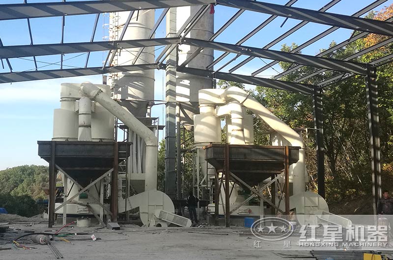 石料磨粉机生产现场图 石料磨粉机生产现场图