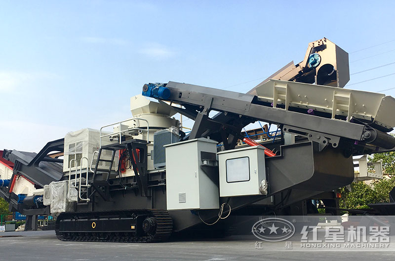 移动石子破碎机一体机_圆锥式图片 移动石子破碎机一体机_圆锥式图片