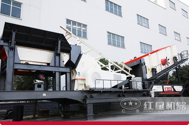 重锤式轮胎移动破碎站图片 重锤式轮胎移动破碎站图片