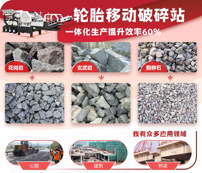 轮胎移动破碎站使用范围 轮胎移动破碎站使用范围