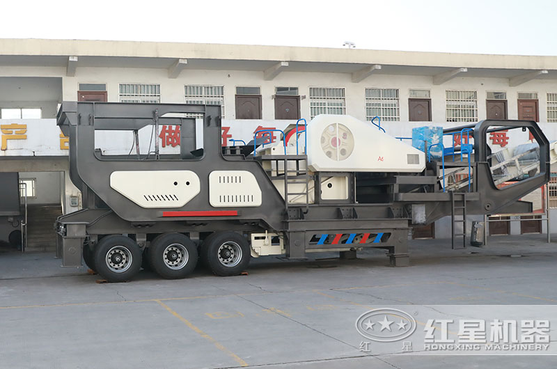 建筑垃圾移动破碎站图片 建筑垃圾移动破碎站图片