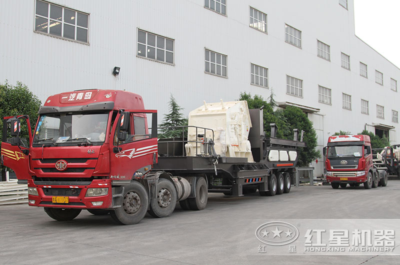 建筑垃圾移动破碎站直接开往客户现场 建筑垃圾移动破碎站直接开往客户现场