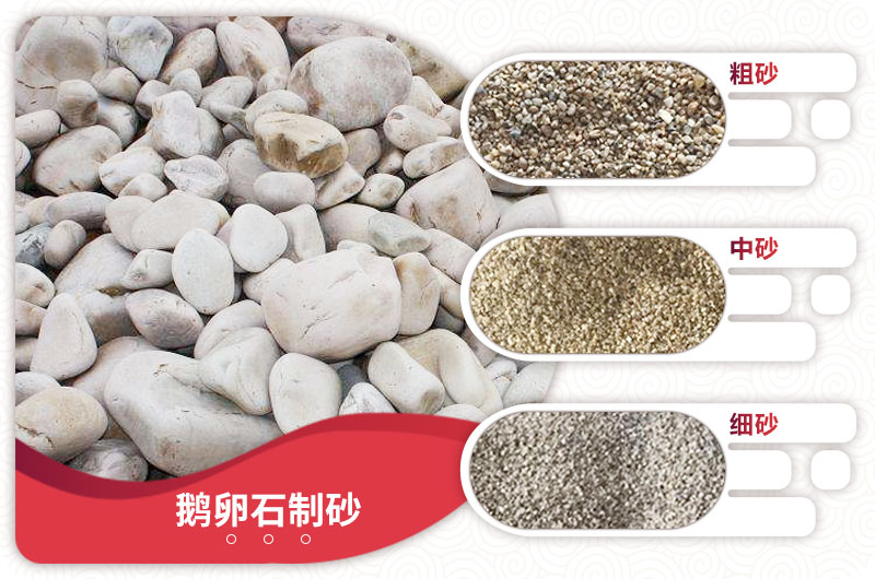 鹅卵石制砂成品 鹅卵石制砂成品