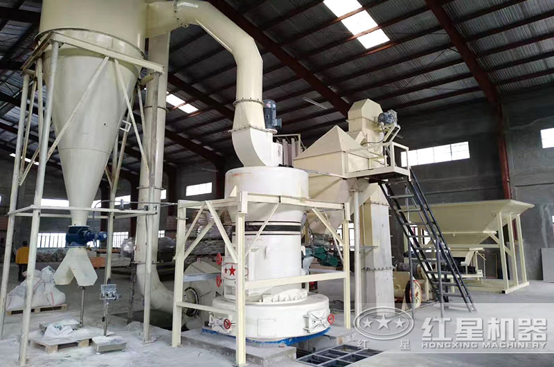 石粉磨粉机作业现场图 石粉磨粉机作业现场图