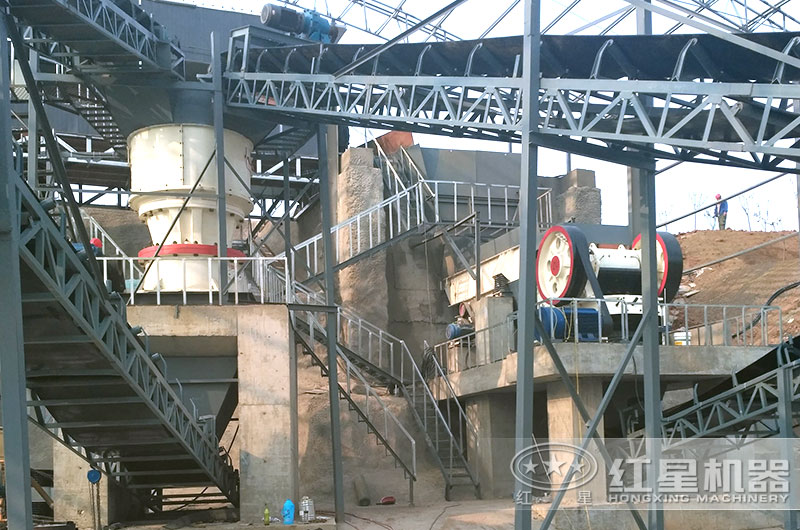 河北客户石料生产线现场图片 河北客户石料生产线现场图片