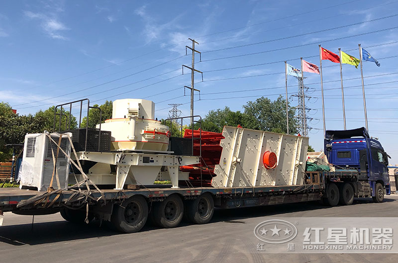 时产200吨机制砂生产线设备发货 时产200吨机制砂生产线设备发货