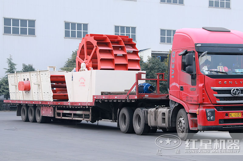 风化石洗沙生产线设备发货 风化石洗沙生产线设备发货