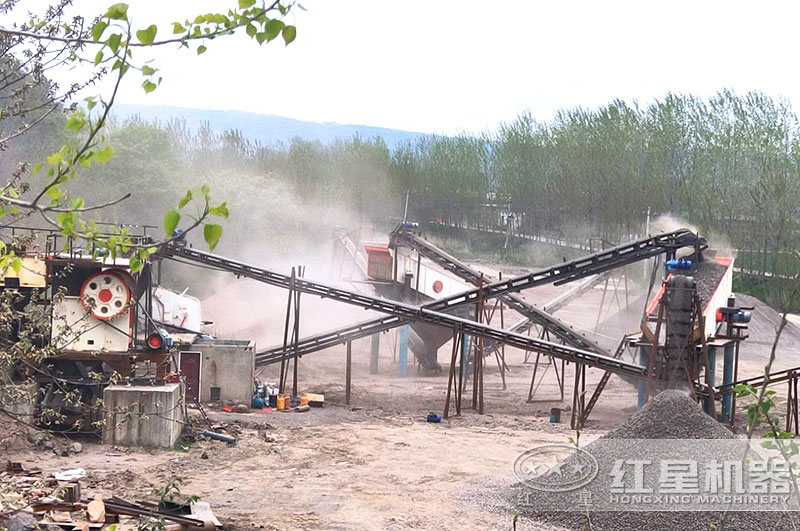 砂石破碎机现场 砂石破碎机现场