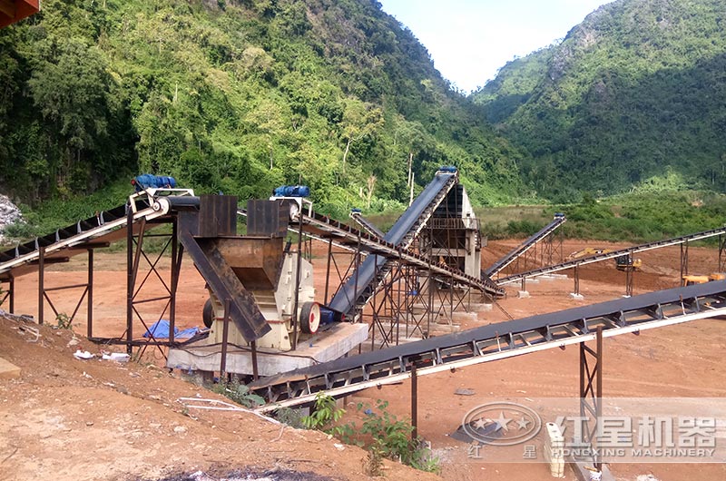 石灰石破碎生产线(反击式破碎机) 石灰石破碎生产线(反击式破碎机)