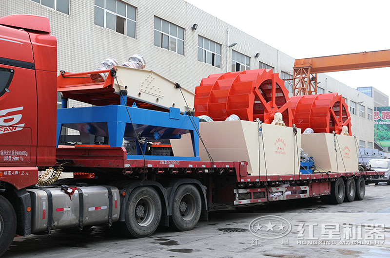 两台石粉洗沙机设备发货 两台石粉洗沙机设备发货