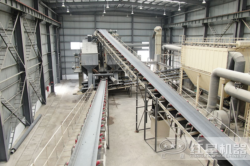 江苏客户胶带输送机工作现场 江苏客户胶带输送机工作现场