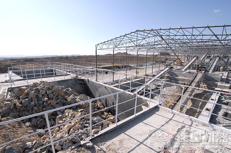 石子生产现场 石子生产现场