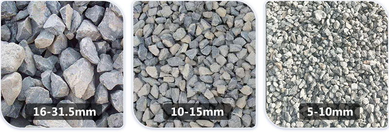 不同规格的高料石子 不同规格的石子