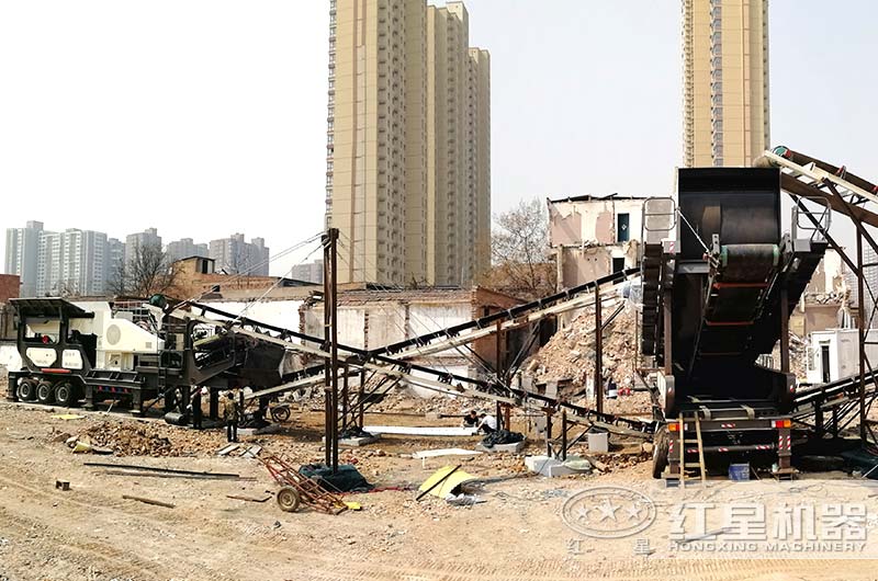 流动建筑垃圾粉碎机正常处理建筑废渣 流动建筑垃圾粉碎机正常处理建筑废渣