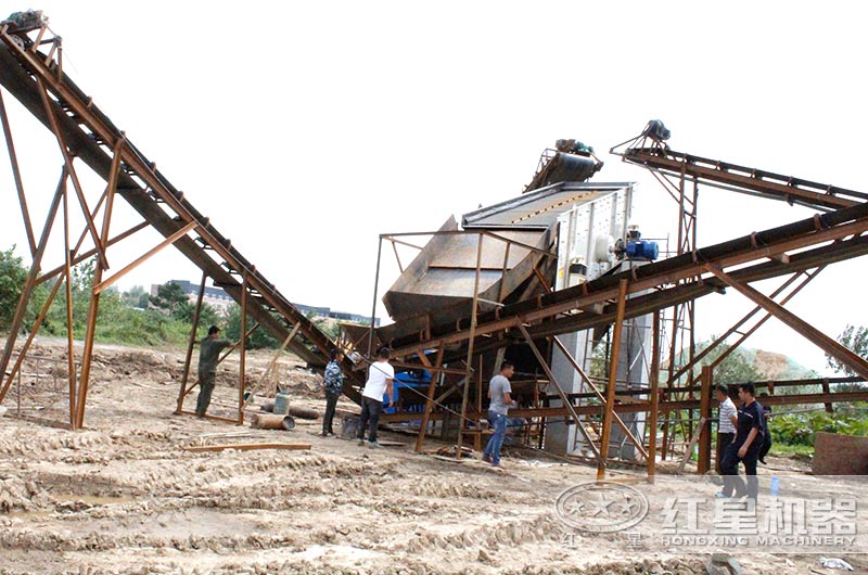 振动筛生产现场 振动筛生产现场