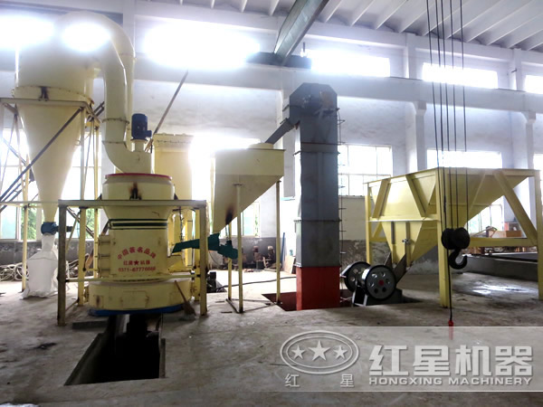 重晶石磨粉生产线流程 重晶石磨粉生产线流程