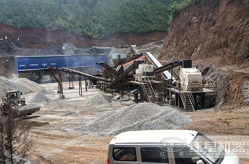 石料厂碎石加工客户现场 石料厂碎石加工客户现场