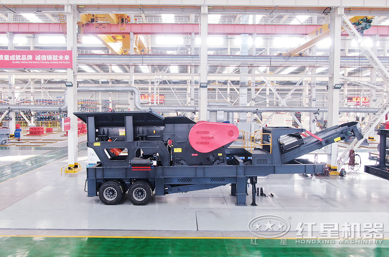 移动砂石料破碎机 移动砂石料破碎机