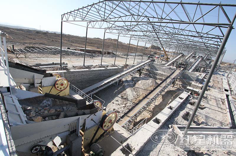 制砂作业现场 制砂作业现场