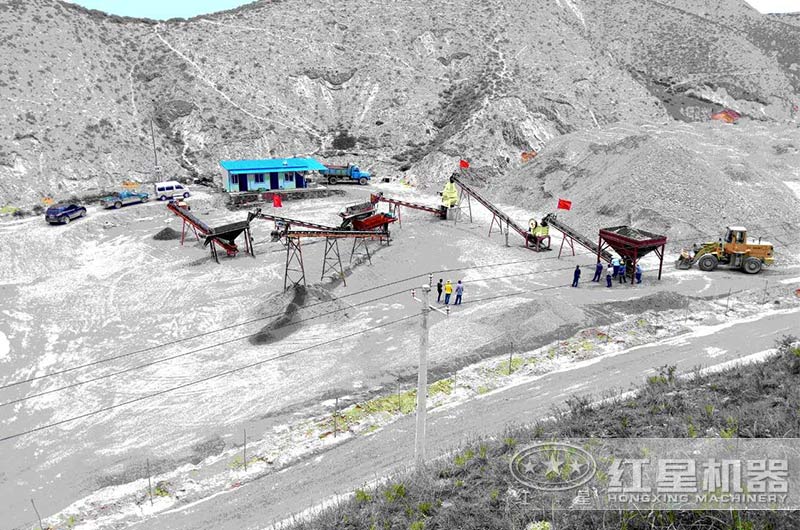机制砂生产现场 机制砂生产现场