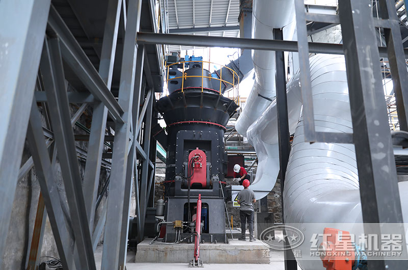 立磨机制粉加工现场 立磨机制粉加工现场